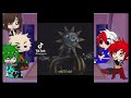 mha react to sun and moon drop mha sun and moondrop fnaf