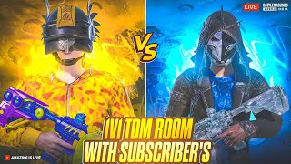 1 V 1 TDM ROOM | CUSTOM ROOM ON STREAM PRICE | AMAZING IS LIVE 09 #bgmilive #shortlivestream #1v1