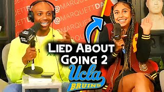 Braindead Girl Caught Lying About Going to College | @MarquettDavon Podcast