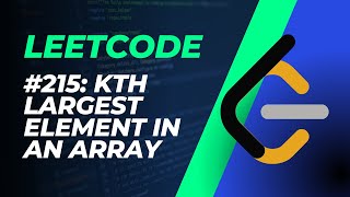 Leetcode 215 Medium: Kth Largest Element in an Array (Python)