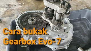 Cara bukak gearbox evo-7