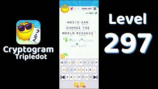 Cryptogram Tripledot Level 297 Answer | SolutionGuruji