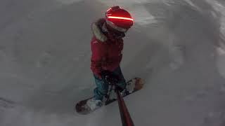 Nightskiing at Brighton with LED Helmet Lights - GoPro uncut #12