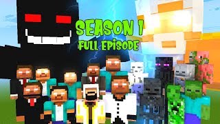 Monster School Season 1 Full  Episode Herobrine Brothers And The Dark Lord  - Minecraft Animations
