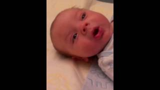 Jackson Changing Table Chats \u0026 Cooing VIDEO0022