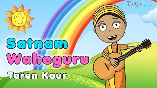 Satnam Waheguru - Animation Song For Kids - Taren Kaur | Sikh Cartoon | Nursery Rhyme