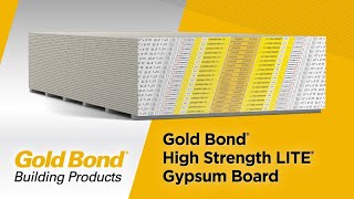 Gold Bond High Strength LITE Gypsum Board