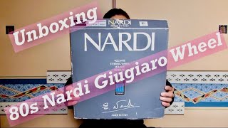 【開封動画】ナルディハンドル編　80s Nardi Giugiaro Steering Wheel Unboxing