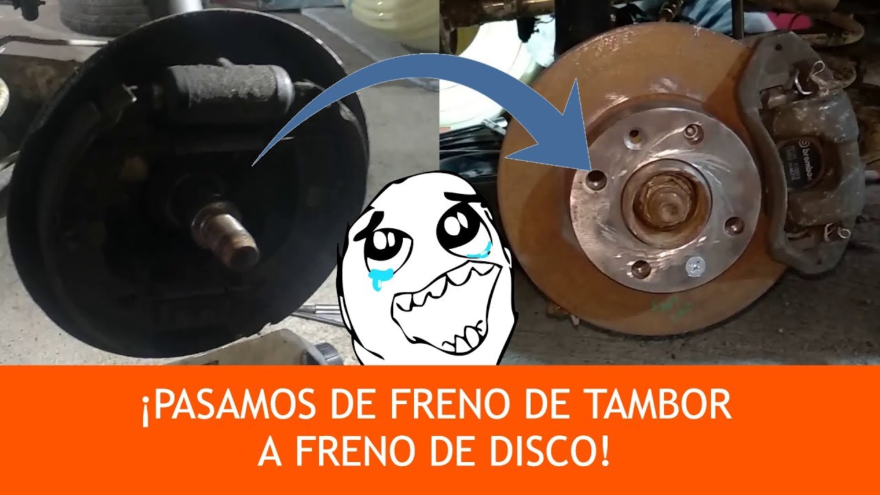 ¡Pasamos De Freno De Tambor A Freno De Disco! - NO HOMOLOGABLE - YouTube