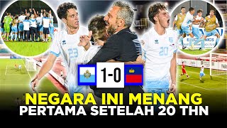 MOMEN DRAMATIS SAN MARINO RAIH KEMENANGAN PERTAMA SETELAH 20 TAHUN SERASA JADI JUARA!