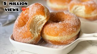 HOW TO MAKE PERFECT, SOFT, FLUFFY AND AIRY RING DOUGHNUTS 4M+ views 🔥