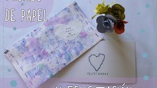 Flores de papel y felicitación (Regalos fáciles para el día de la madre)