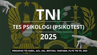 [PSIKOTEST TNI 2025] 8 Soal Pilihan Lanjutan Pada Tes Psikologi TNI th 2025 #tni #tespsikologi