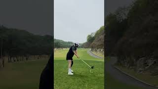 골프 처음 머리 올리는 날, 첫 티샷! #golf #golfswing #골프 #골린이 #첫티샷