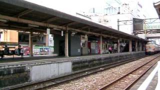 ４８５系 （３両編成・国鉄色） リバイバル有明 【黒崎駅・通過】