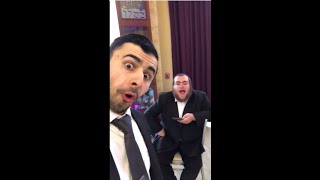 DJ Baturo, Haim Tobaly, Chesky Levy, Mendy J Performing a Wedding at Chabad of Great Neck, NY