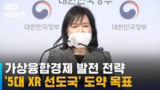 가상융합경제 발전 전략…'5대 XR 선도국' 도약 목표 / SBS