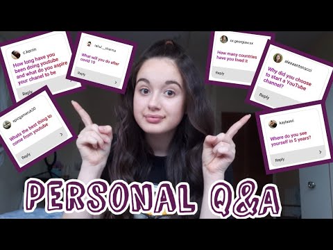 Answering Personal Questions... Ll Personal Q & A !!! - YouTube