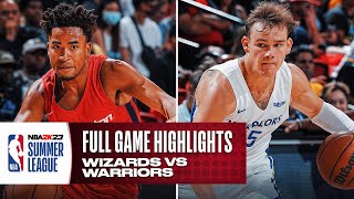 WIZARDS vs WARRIORS | NBA SUMMER LEAGUE | FULL GAME HIGHLIGHTS
