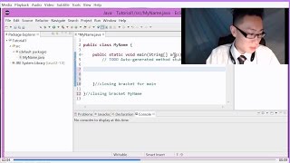 Dickson's Java101 Tutorial 1 - Print Statement