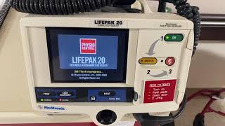 How to perform a user test on the Medtronic Lifepak 20 AED
