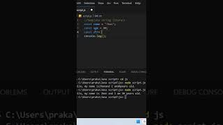 Es6 javascript tutorial | Template string literals | Es6 features in javascript #shorts