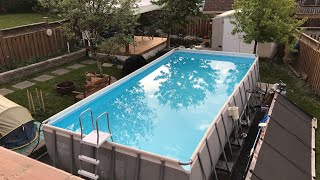 INTEX 12’ x 24’ x 52” Above Ground Pool - 6 Years Old and Counting