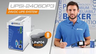 BICKER UPSI-2406DP3 – 24V DC UPS with LiFePO4 battery – Uninterruptible Power Supply UPS (USV)