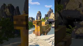 Making a camel statue in Minecraft #shorts #minecraft #memes #meme