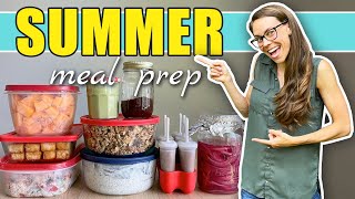 HEALTHY SUMMER MEAL PREP! Easy plant-based recipes (+ free PDF)