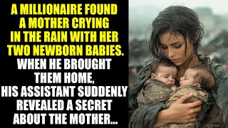 A MILLIONAIRE Saw A Mother CRYING In The Rain With Her TWINS...And That Moment CHANGED HIS LIFE...