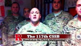 @RFootball Veterans Day - The 117th CSSB address R fans at High Point Solutions Stadium