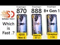 Oneplus 11R vs iQOO Neo 6 vs Realme GT 2 Speedtest Comparison 🔥🔥🔥