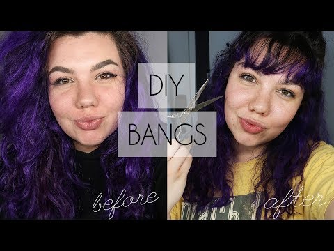 How to Cut Bangs on Curly/Wavy Hair | DIY Bangs How to Cut Bangs on Curly/Wavy Hair | DIY Bangs