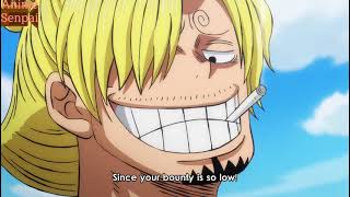 Sanji Teases Zoro's Low Bounty 😂 One Piece