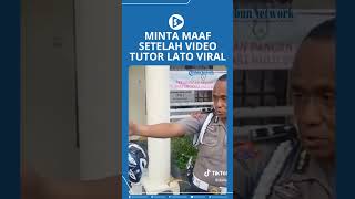 Posting Tutorial Lato lato, Video Permohonan Maaf  Anggota Polres HSU Kalsel Ini Viral di Medsos