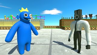 Skibidi Toilet Team VS Rainbow Friends - Animal Revolt Battle Simulator