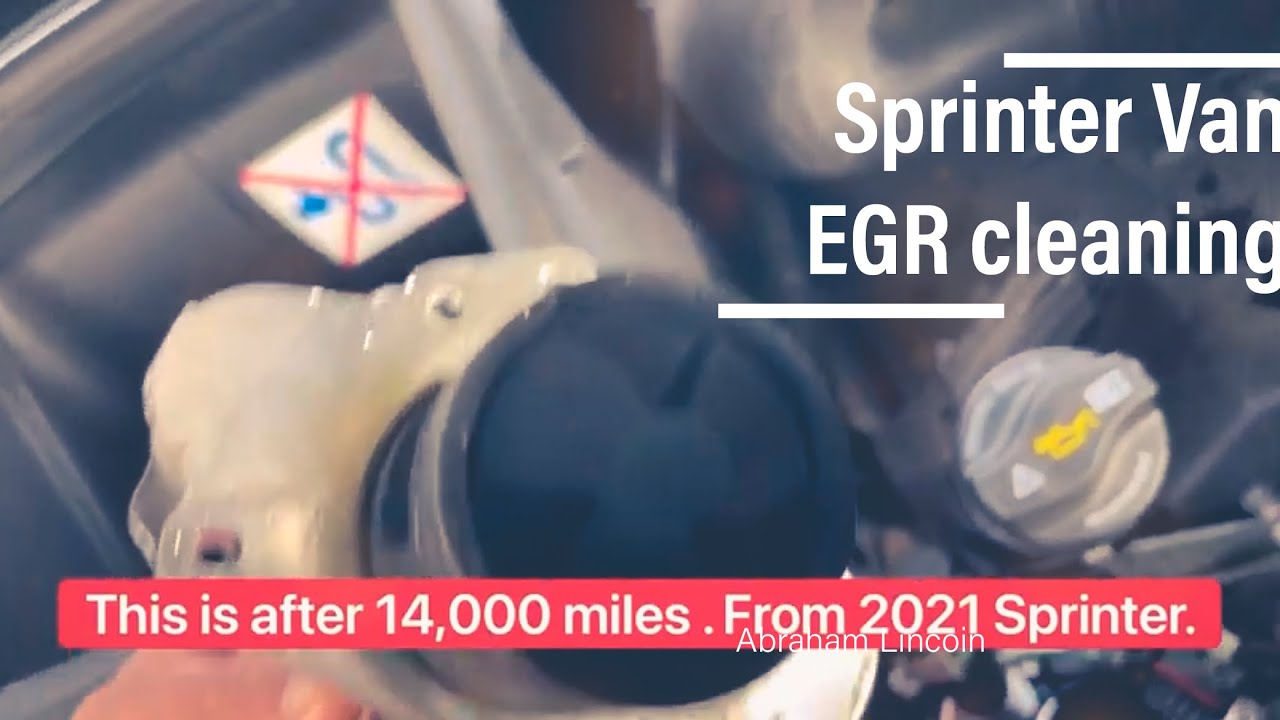 [Sprinter Van 4x4] | Maintenance | EGR Valve Cleaning @ 14,000 Miles ...