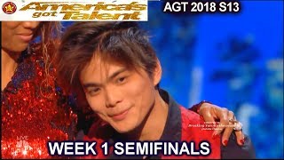 Shin Lim Part 2 with Judges Comments HE'S FUTURE HOUDINI Semifinals 1 America's Got Talent 2018 AGT