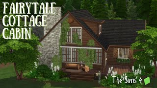 Fairytale Cottage Cabin | The Sims 4 Speed Build |