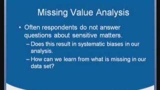 Missing value analysis in SPSS - part 1