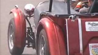 MG T-Types racing MGCC Silverstone 2006