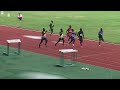 knust ibrahim fuseni wins gaa open championship 100m men final 10.61