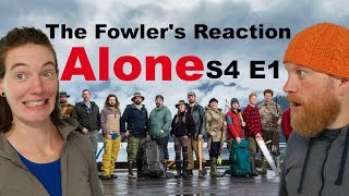 The Fowler's Reaction to ALONE S04 E01  (History's Alone Season 4 Episode 1)