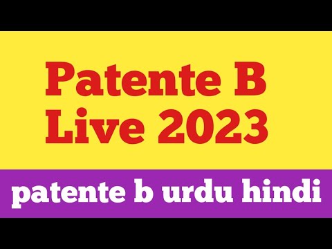 Patente B Urdu Hindi Live Quiz 2023 | Patente B - YouTube