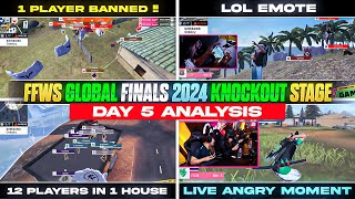 FFWS GLOBAL FINALS 2024 KNOCKOUT STAGE - DAY 5 ANALYSIS | FREE FIRE WORLD SERIES GLOBAL FINALS 2024