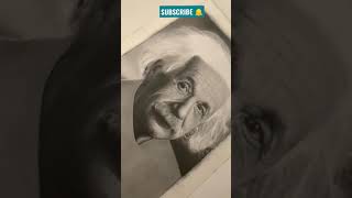 Albert Einstein Hyper Realistic Drawing Art 💙🥰🧐#shorts#art#drawing#alberteinstein