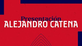 Rueda de prensa de presentación de Alejandro Catena | 05.07.2023