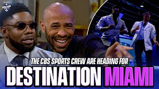 Thierry Henry, Kate Abdo, Micah & Carragher are HEADING TO MIAMI! 🏝️ | UCL Today | CBS Sports Golazo