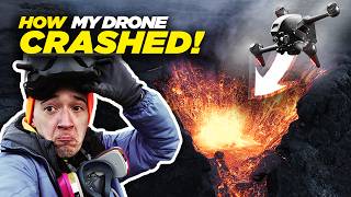 HOW MY DRONE CRASHED INTO A VOLCANO | Iceland Volcano Eruption